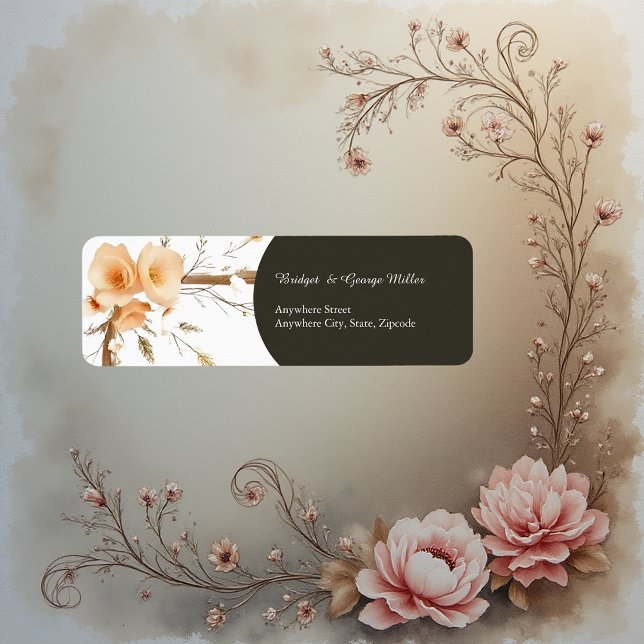 Botanical Rustic Warm Return Address (Creator Uploaded)