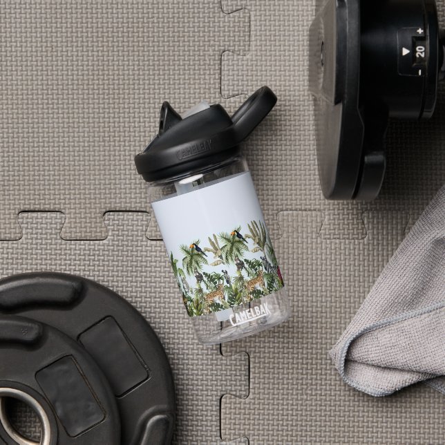 Botanical Safari Water Bottle - Tropical Cactus (Gym)