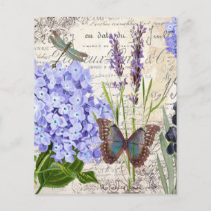 Botanical scrapbook paper