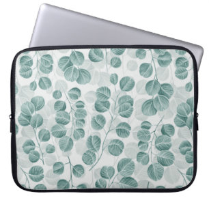 Botanical seamless pattern with vintage graphic si laptop sleeve