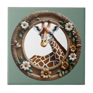 Botanical Serengeti Tile