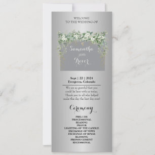 Botanical Serenity: A Floral Affair Flat Card