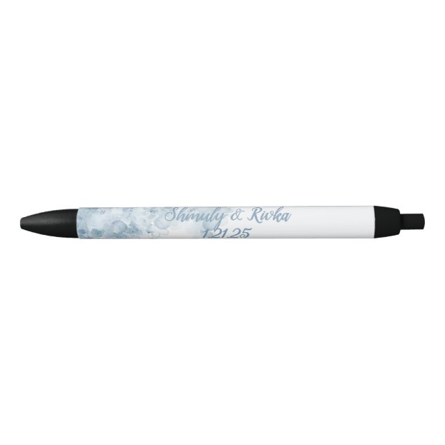 Botanical Sheva Brachos  Black Ink Pen (Front)