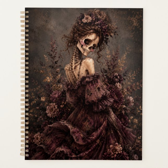Botanical Skeleton Journal Planner (Front)