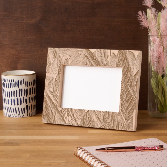 BOTANICAL /SNAKE PLANT ETCHED FRAMES (Left)