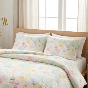 Botanical Summer Floral Wildflower Trendy Pillowcase