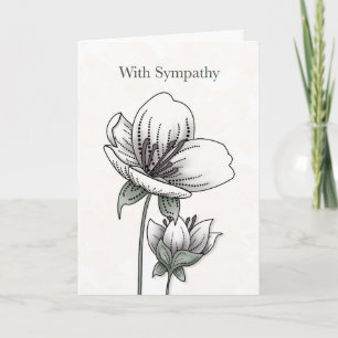 Botanical Sympathy Card - Quiet Presence