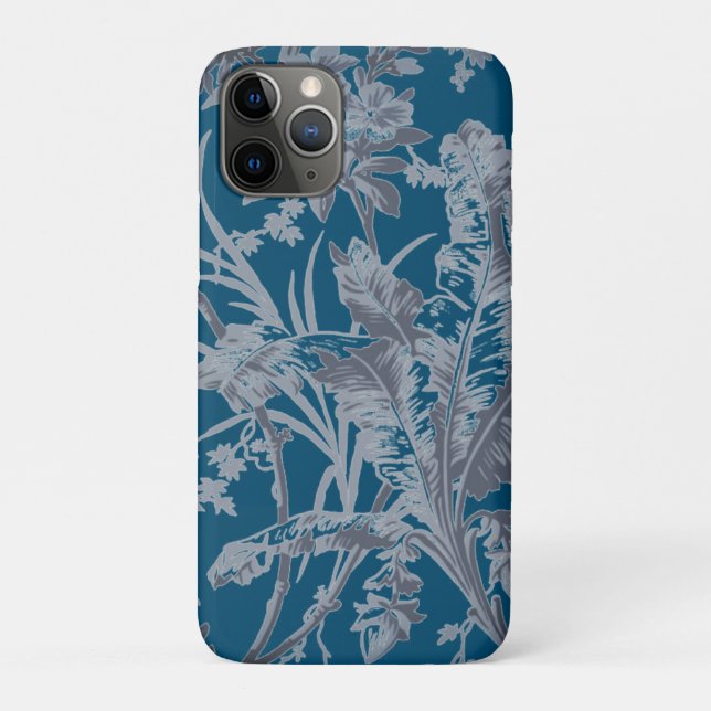 Botanical Teal Chinoiserie  Case-Mate iPhone Case (Back)