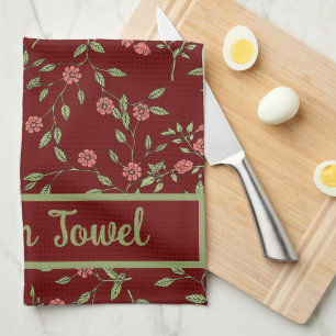  Botanical Template  Tea Towel