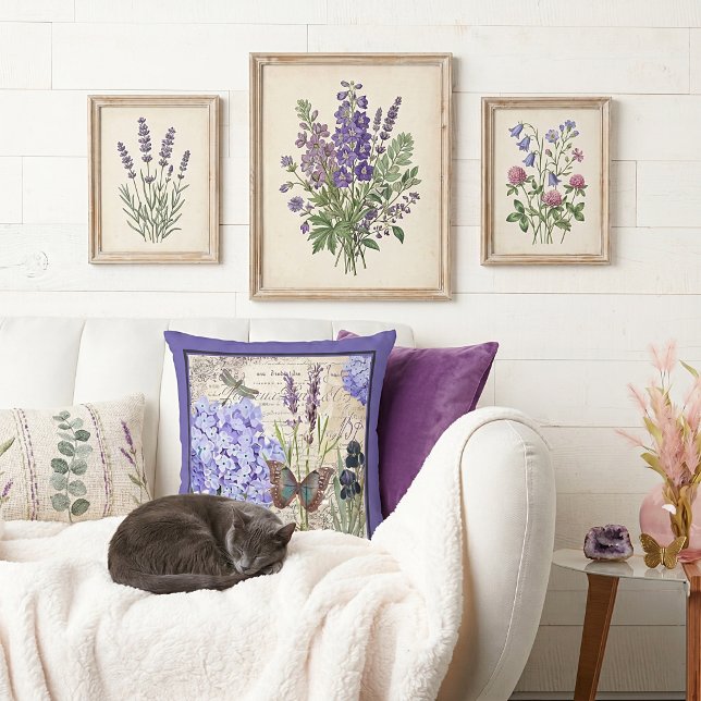 Botanical Throw Pillow (Creator Uploaded)