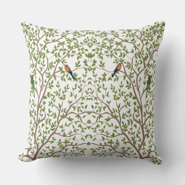 Botanical  Throw Pillow  Home Decor (Front)