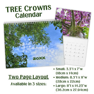 Botanical Tree Crown Photography Calendar