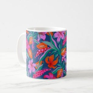 Botanical Vibrant Garden Coffee Mug