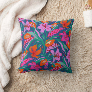 Botanical Vibrant Garden Cushion