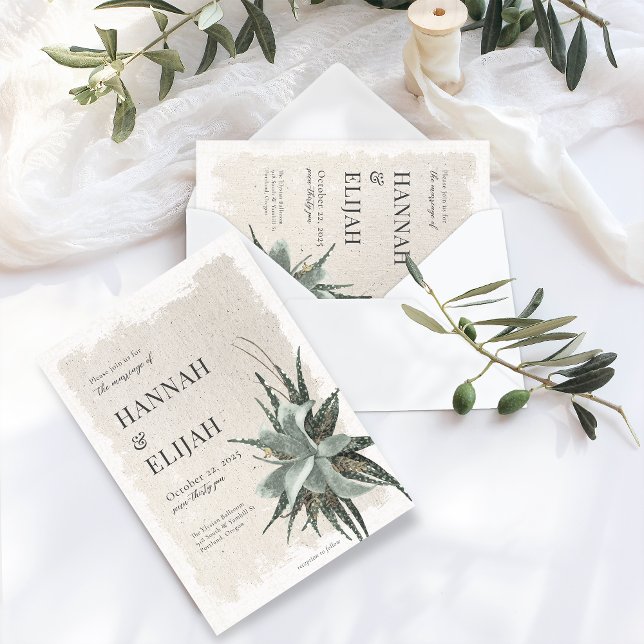 Botanical Vintage Earth Tones Invitation (Creator Uploaded)