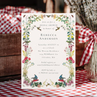 Botanical Vintage Floral Garden Bridal Shower