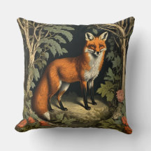 Botanical Vintage Forest Fox