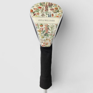 Botanical Vintage Wildflower Floral Personalised Golf Head Cover