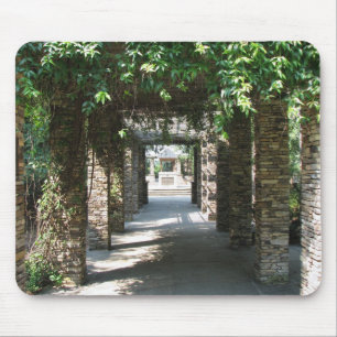 Botanical walkway mouse mat
