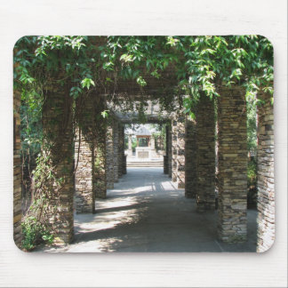 Botanical walkway mouse mat