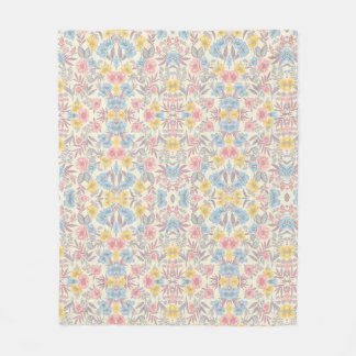Botanical Watercolor Blankets - Exotic Flowers