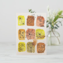 Botanical watercolor doodle all occasion