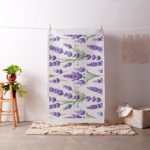 Botanical Watercolor Lavender Sewing & Craft Fabri Fabric