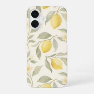Botanical Watercolor of Citrus Flowers iPhone 16 Case