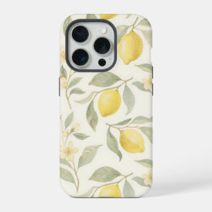 Botanical Watercolor of Citrus Flowers iPhone 15 Pro Case