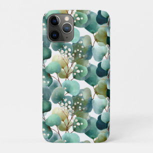 Botanical Watercolor Pattern: Seamless Background iPhone 11 Pro Case