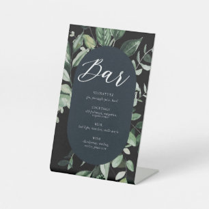 Botanical Wedding Bar Signature Drink Sign