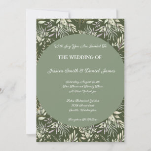 Botanical Wedding Invitation
