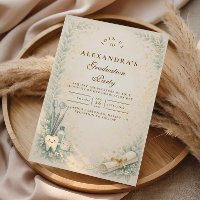 Botanical White Coat Dentist Graduation