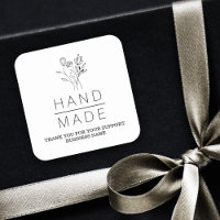 Botanical White Minimalist Handmade Business