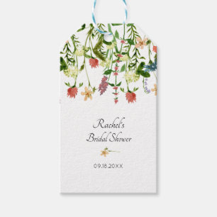 Botanical Wildflower Floral Gift Tags