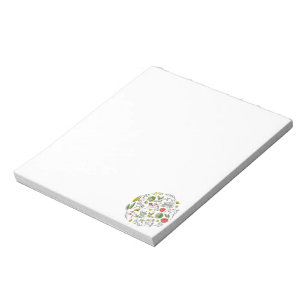 Botanical Wildflower Garden Notepad