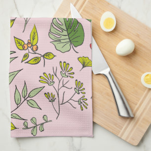 Botanical Wildflower Garden Tea Towel