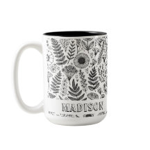 Botanical Wildflower Meadow Personalised Colouring