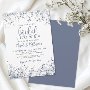 Botanical Winter Bridal Shower Invitation