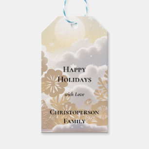 Botanical Winter Wonderland Gift Tag