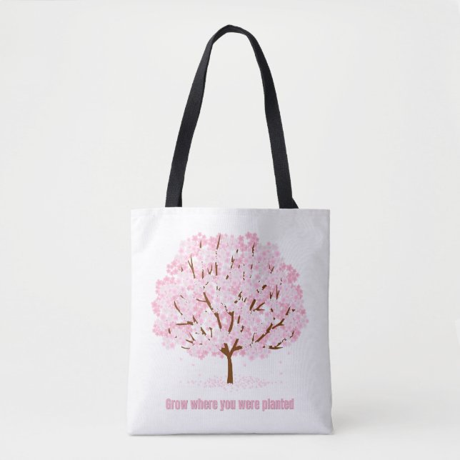Botanical Wisdom Jumbo Tote Bag (Front)