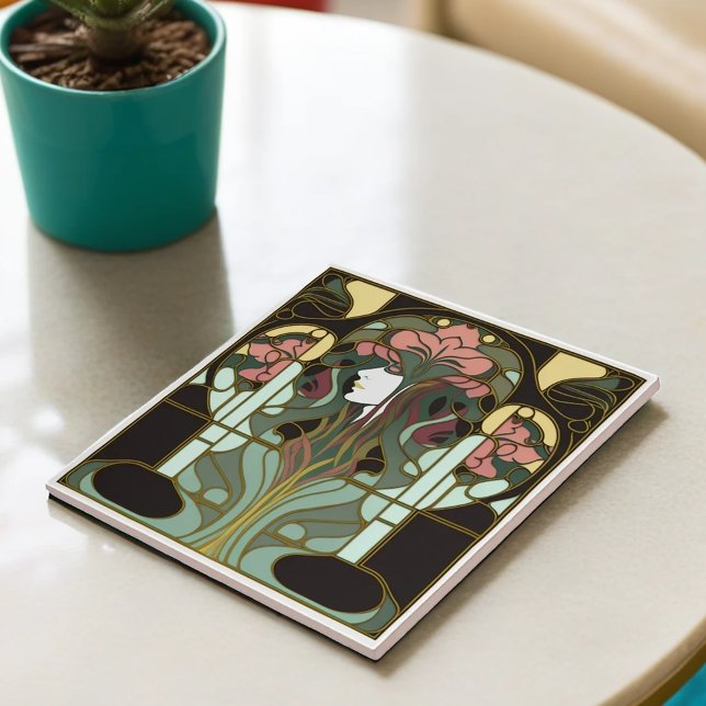 Botanical Woman Tile (Creator Uploaded)