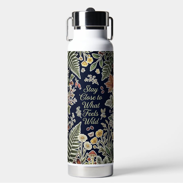 Botanical Woodland Water Bottle (Front)