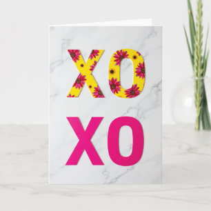 Botanical Xoxo Greeting Card