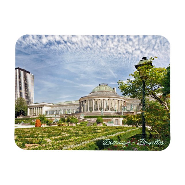 Botanique parc in Brussels Magnet (Horizontal)