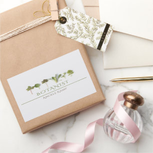 Botanist Business Rectangular Sticker