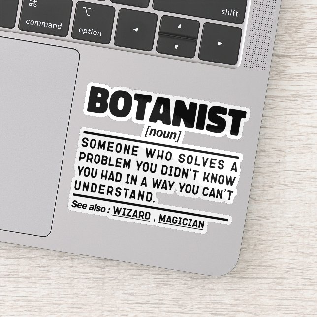 Botanist Noun Definition Botany Plant Lover Cool (Detail)