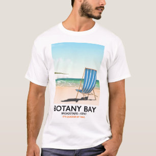 Botany Bay Broadstairs Kent beach holiday poster T-Shirt