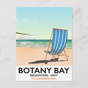 Botany Bay, Broadstairs Kent beach travel poster Postcard