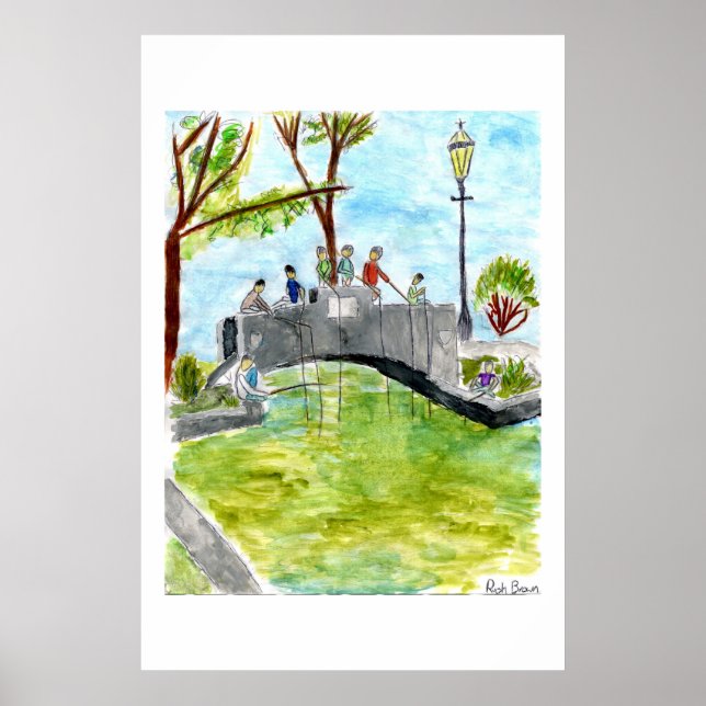 Botany Pond Poster (Front)